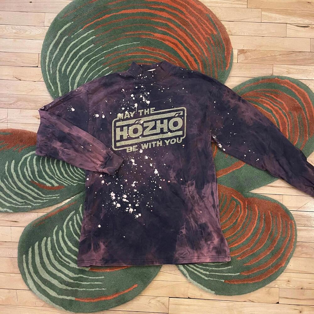 4kinship x Nihí Upcycled Tie-Dye LS Shirt – 'Hózhó'